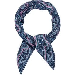 ROECKL Navona Paisley 140x140  - iceblue/navy (blau) Outlet