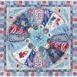ROECKL Persisches Horoskop 140x140 - multi blue (blau) Clearance