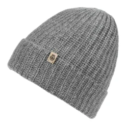 ROECKL Pure Cashmere Umschlagmuetze - flanell (grau)