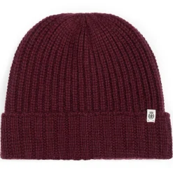 ROECKL Pure Cashmere Umschlagmuetze  - mulberry (rot) Hot