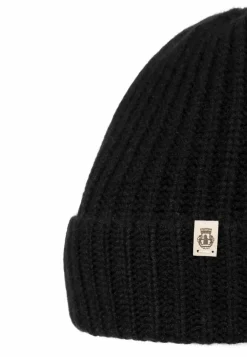ROECKL Pure Cashmere Umschlagmuetze - black (schwarz) Outlet