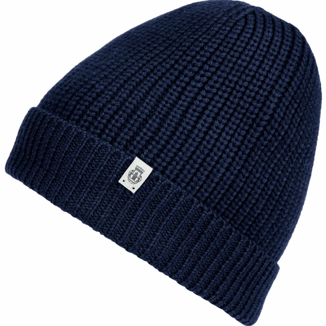 ROECKL Pure Merino Umschlagmuetze - navy (blau) Sale