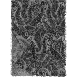 ROECKL Soft Paisley 70x180 - flanell (grau) Discount