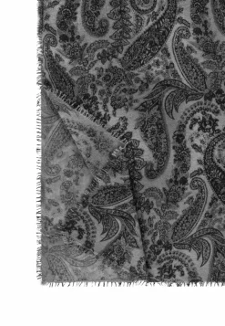 ROECKL Soft Paisley 70x180 - flanell (grau) Discount