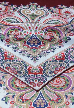 ROECKL Square Garden Paisley 90x90 - multi wine (rot) Hot