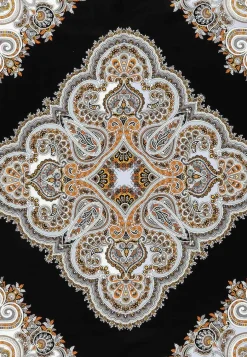 ROECKL Square Garden Paisley 90x90 - white/black (weiss) New