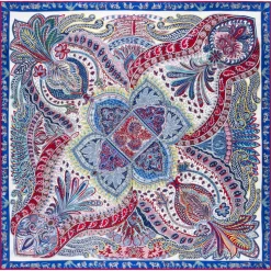 ROECKL Vibrant Paisley 90x90  - multi blue (blau) Sale