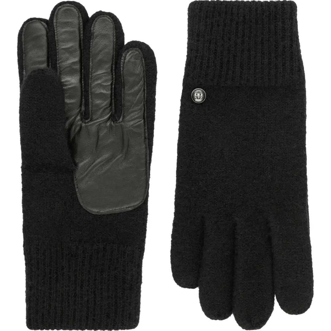ROECKL Walkhandschuhe Lederinnenhand - black (schwarz) Best