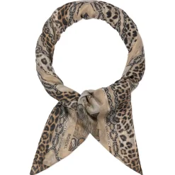 ROECKL Wild Elephant 140x140  - multi cashmere (beige) New