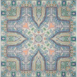 ROECKL Winter Alhambra Paisley 140x140  - multi navy (blau) Best